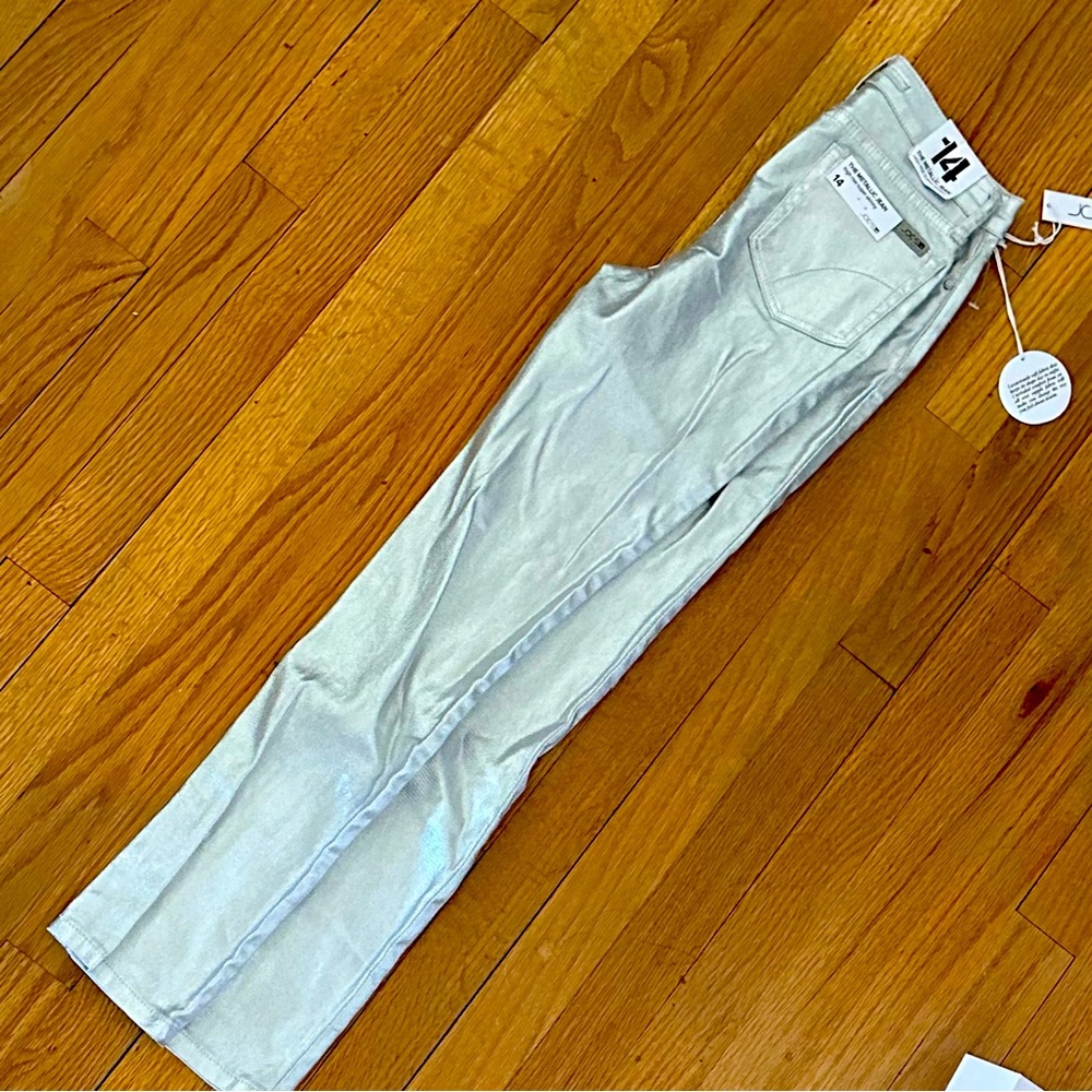NWT Joe’s Jeans silver high rise super skinny